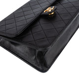 Chanel Quilted Lambskin 24K Gold Single Flap Crossbody Bag