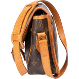 Louis Vuitton Canvas Monogram Gibeciere PM Crossbody Bag