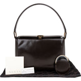 Gucci Classic Brown Leather Handbag