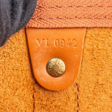 Louis Vuitton Cognac Epi Leather Keepall 50