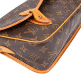 Louis Vuitton Canvas Monogram Gibeciere PM Crossbody Bag