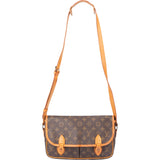 Louis Vuitton Canvas Monogram Gibeciere PM Crossbody Bag