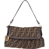 Fendi FF Monogram Zucca Shoulder Bag