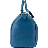 Louis Vuitton Bleu Epi Leather Keepall 45