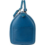Louis Vuitton Bleu Epi Leather Keepall 45
