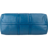 Louis Vuitton Bleu Epi Leather Keepall 45