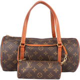 Louis Vuitton Canvas Monogram Papillon Handbag