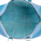Louis Vuitton Bleu Epi Leather Keepall 45