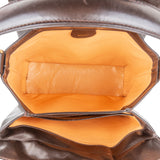 Gucci Classic Brown Leather Handbag