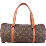 Louis Vuitton Canvas Monogram Papillon Handbag