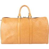 Louis Vuitton Beige Epi Leather Keepall 45 - vintageandkickz