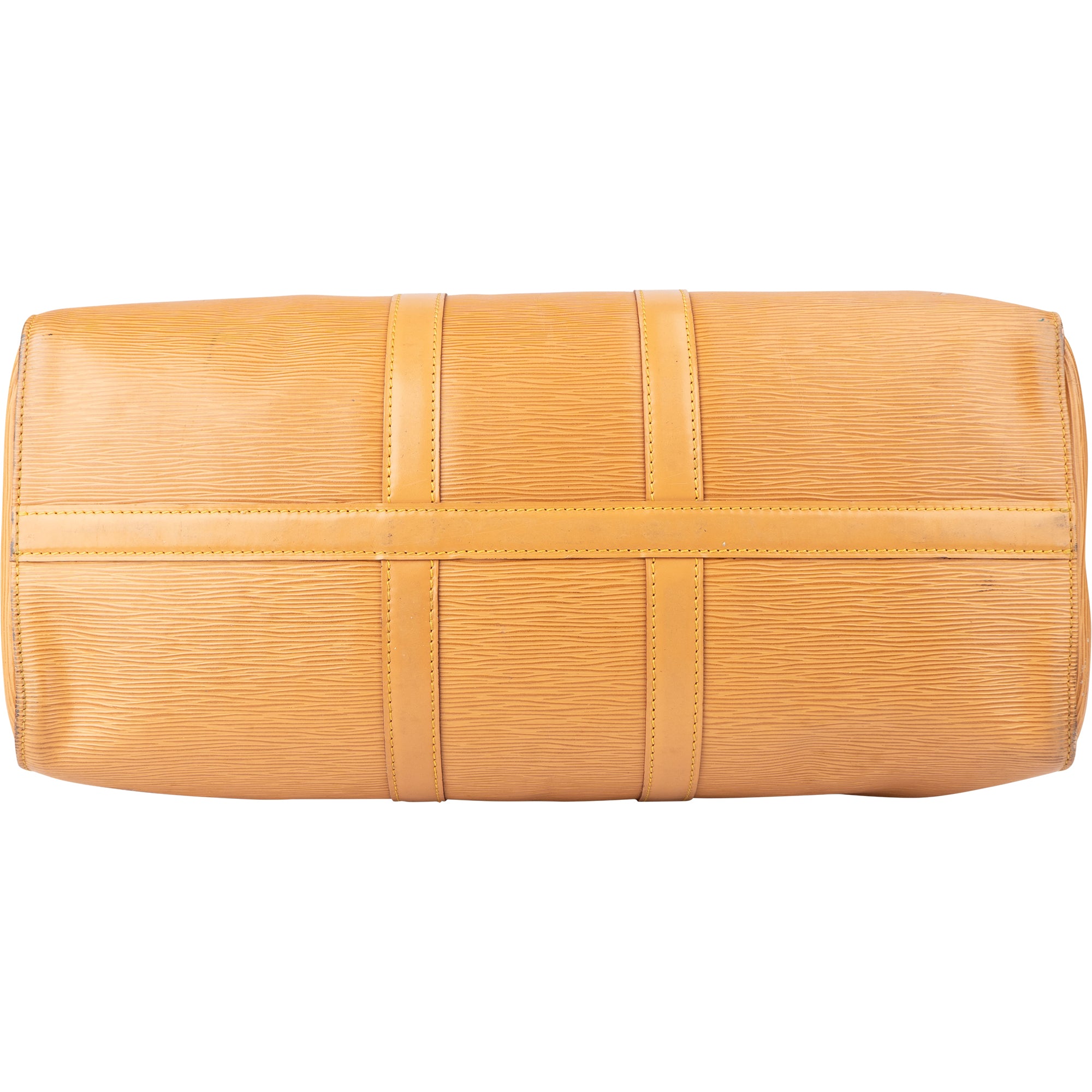 Louis Vuitton Beige Epi Leather Keepall 45 - vintageandkickz