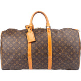 Louis Vuitton Canvas Monogram Keepall 55