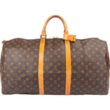 Louis Vuitton Canvas Monogram Keepall 55
