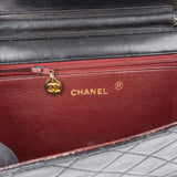Chanel Quilted Lambskin 24K Gold Single Flap Shoulder Bag