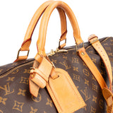 Louis Vuitton Canvas Monogram Keepall 60 Bandouliere