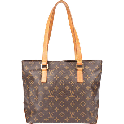 Louis Vuitton Canvas Monogram Cabas Piano Shoulder Bag - vintageandkickz