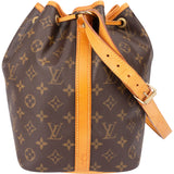 Louis Vuitton Canvas Monogram Sac Noe Petit Shoulder Bag