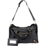 Balenciaga Black Leather City Handbag