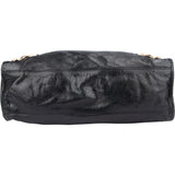 Balenciaga Black Leather City Handbag