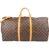 Louis Vuitton Canvas Monogram Keepall 60 Bandouliere