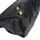 Balenciaga Black Leather City Handbag