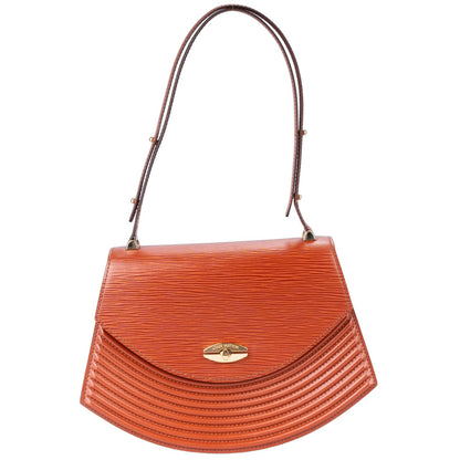 Louis Vuitton Cognac Epi Leather Tilsit Two Way Bag