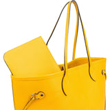 Louis Vuitton Yellow Epi Leather Neverfull MM Shoulder Bag