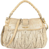 Miu Miu Vitello Lux City Handbag