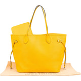 Louis Vuitton Yellow Epi Leather Neverfull MM Shoulder Bag