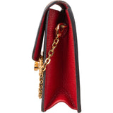 Louis Vuitton Monogram Damier Ebene Canvas Croisette Wallet On Chain Crossbody Bag