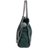 Stella McCartney Shaggy Falabella Fold Over Tote Shoulder Bag