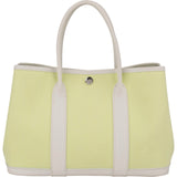 Hermès Toile Canvas Leather Garden Party 30 Tote Handbag