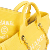 Chanel Canvas Small Deauville Tote Handbag