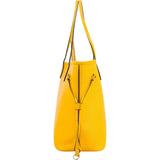 Louis Vuitton Yellow Epi Leather Neverfull MM Shoulder Bag