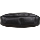 Gucci Black Leather Bamboo Hobo Handbag