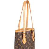 Louis Vuitton Monogram Canvas Bucket PM Shoulder Bag
