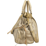 Miu Miu Vitello Lux Leather Bow Handbag