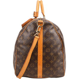 Louis Vuitton Monogram Canvas Keepall 60 Bandoulière Travel Bag