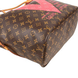 Louis Vuitton Monogram Canvas V Grenade Fuchsia Neverfull MM Shoulder Bag