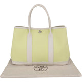 Hermès Toile Canvas Leather Garden Party 30 Tote Handbag