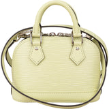 Louis Vuitton Light Green Epi Leather Nano Alma BB Crossbody Bag V Noto