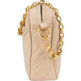 Chanel Quilted Lambskin Tassel Camera Crossbody Bag