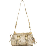 Miu Miu Vitello Lux Leather Bow Handbag