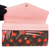 Louis Vuitton Limited Monogram Jungle Dots Sarah Wallet