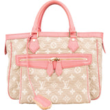 Louis Vuitton Denim Monogram Cabas Sabbia MM Handbag