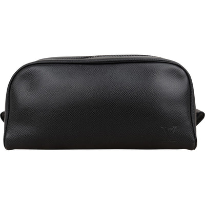 Louis Vuitton Noir Taiga Leather Trousse Toilette Bag