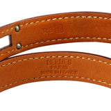 Hermès Red Leather Kelly Double Tour Bracelet