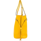 Louis Vuitton Yellow Epi Leather Neverfull MM Shoulder Bag