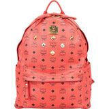MCM Visetos Monogram Stark Studded Backpack